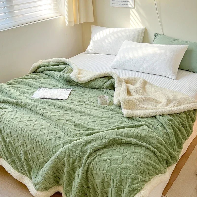 LuxeBlend Soft Wool Blanket for Ultimate Comfort Anywhere