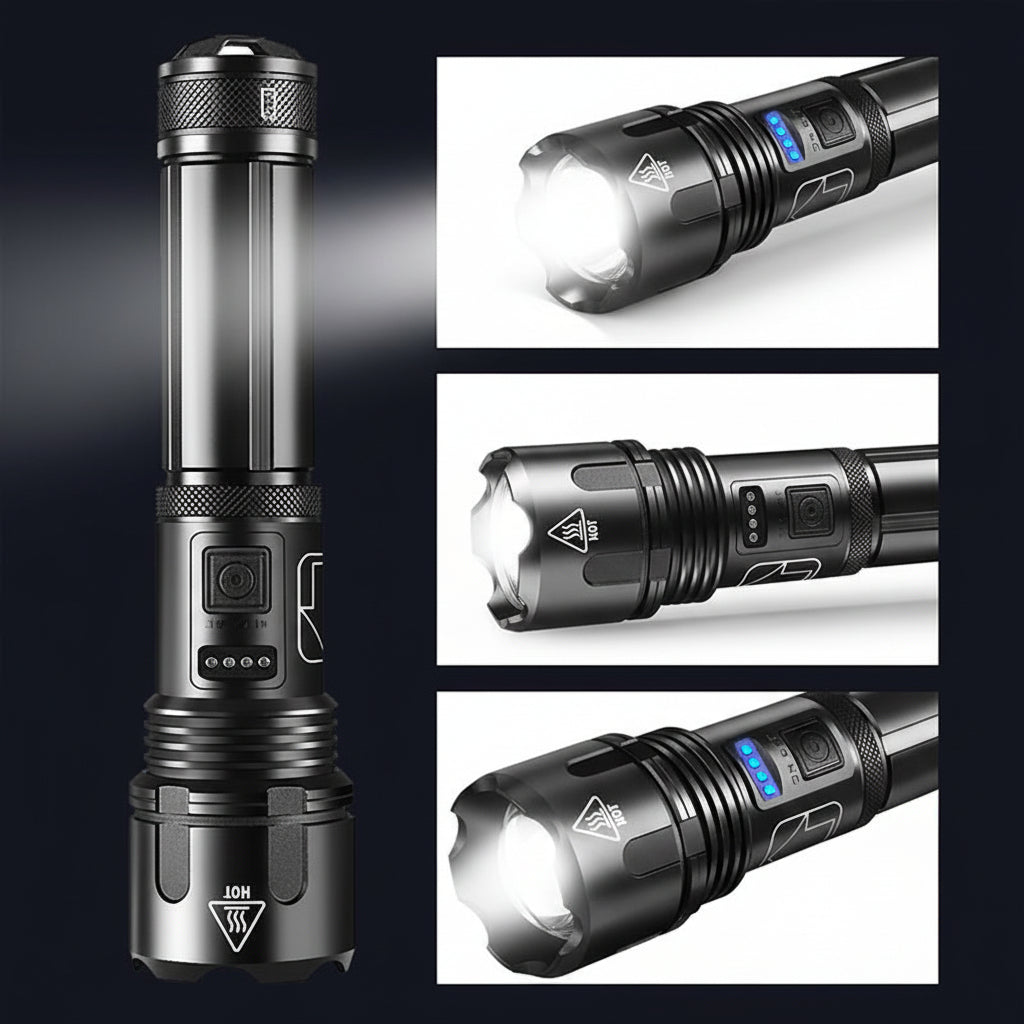 PowerBeam Rechargeable Tactical LED Flashlight