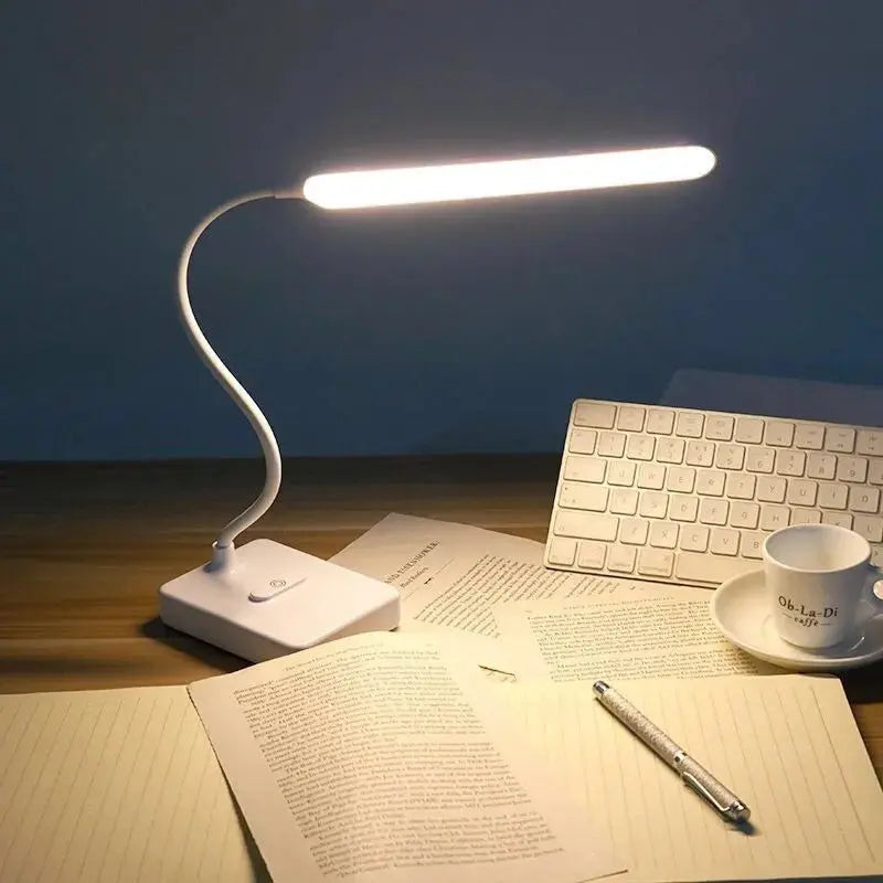 Smart LED Desk Lamp with Touch Control & USB Charger
