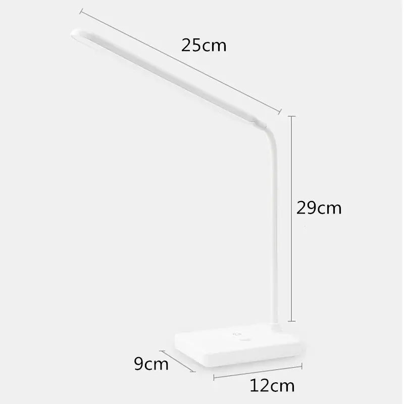 Smart LED Desk Lamp with Touch Control & USB Charger