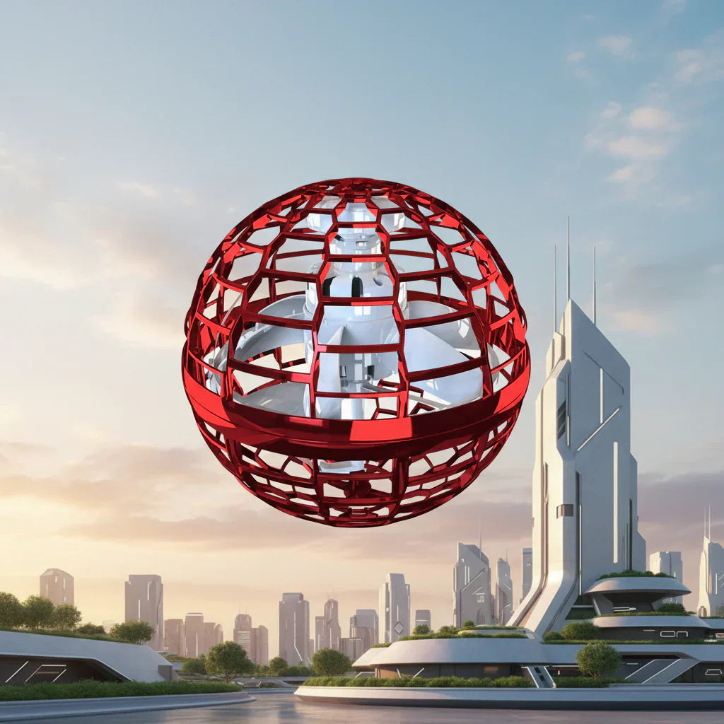 LED-Illuminated Flying Sphere Drone for Endless Fun