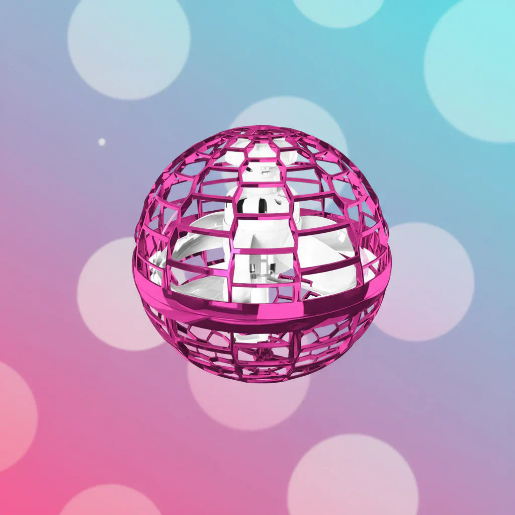 LED-Illuminated Flying Sphere Drone for Endless Fun