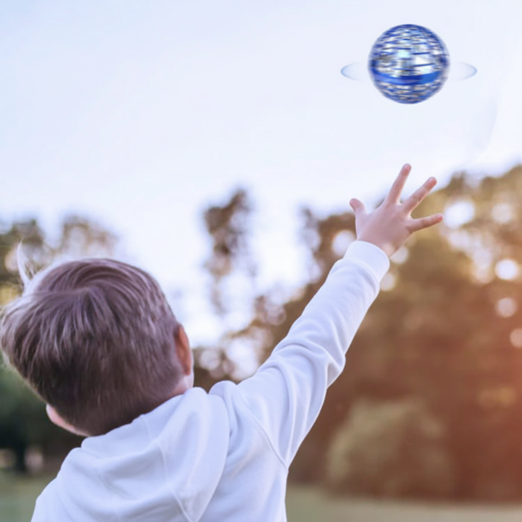 LED-Illuminated Flying Sphere Drone for Endless Fun