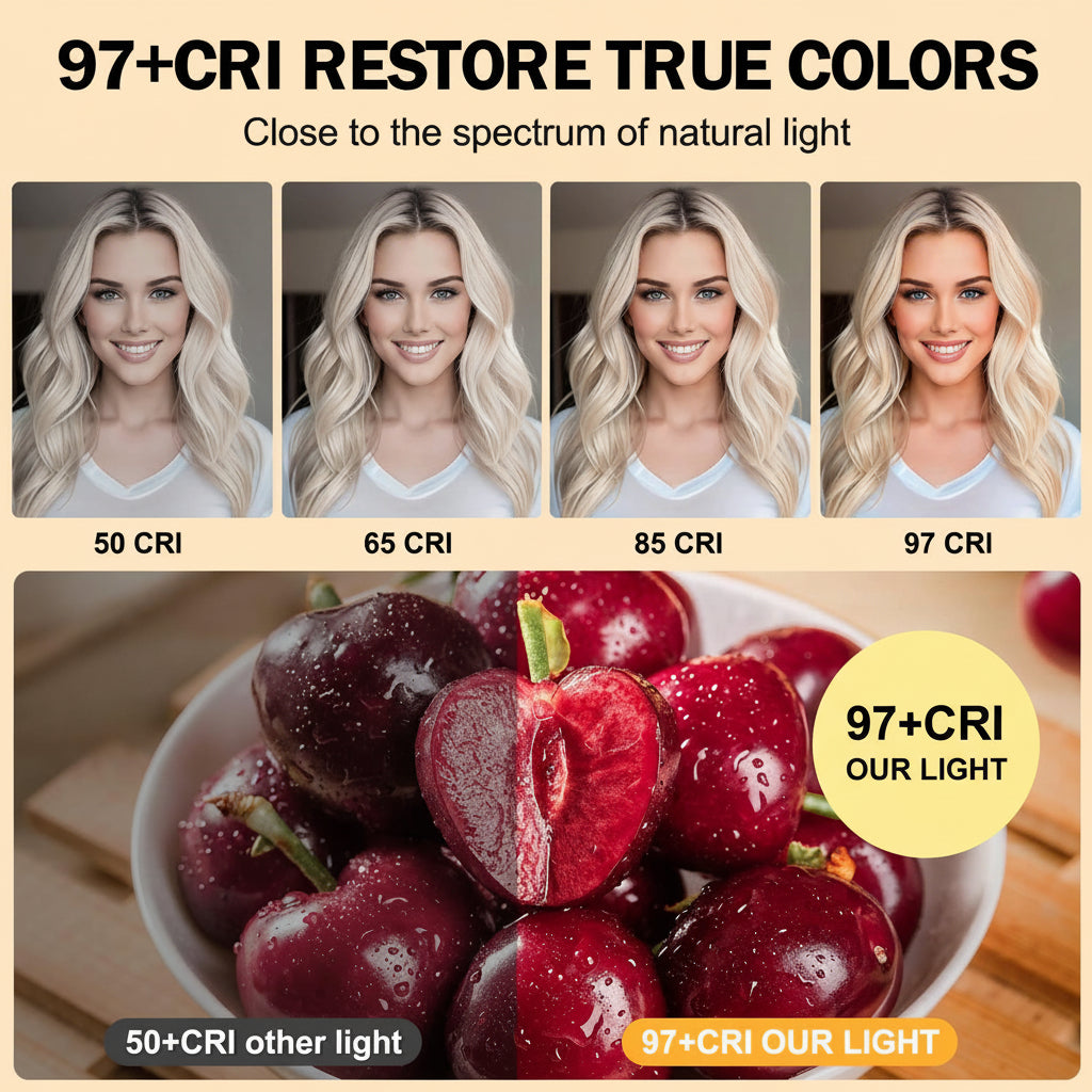 Portable LED Selfie Light with Adjustable Brightness & Color