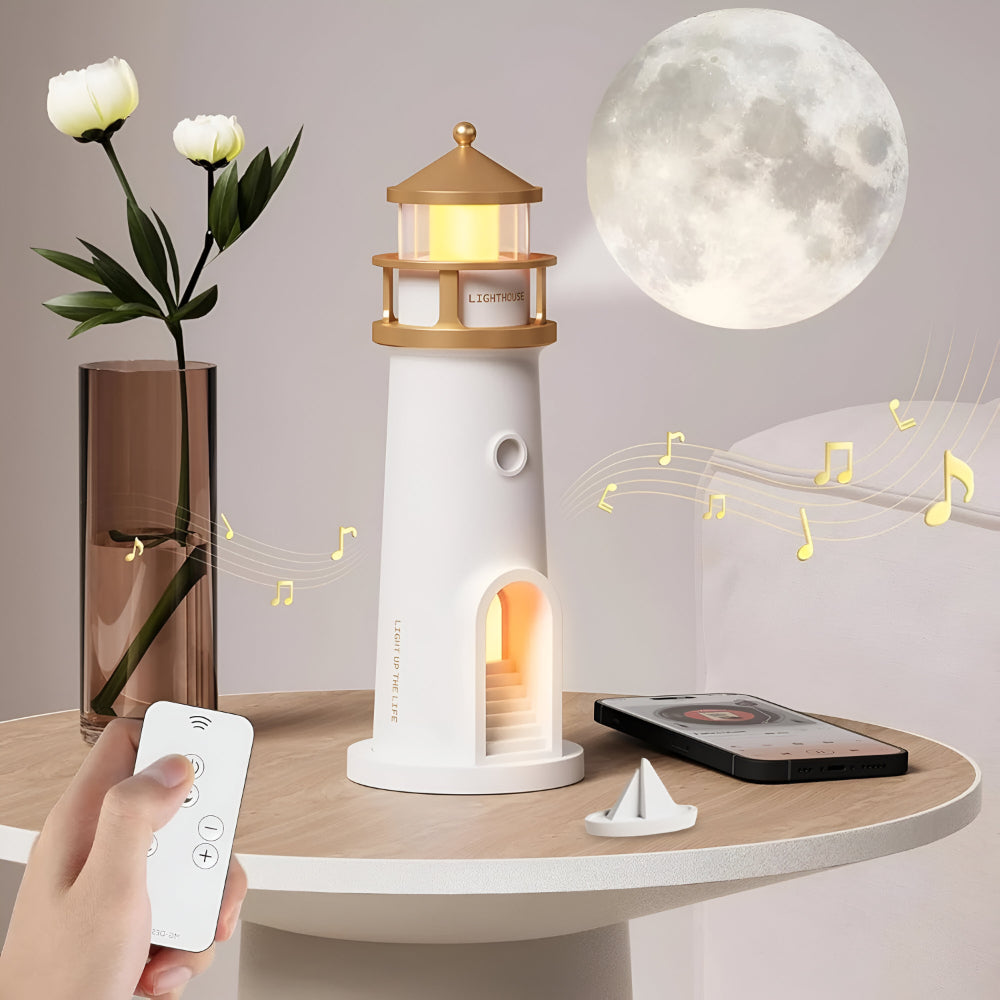 Coastal Dream LED Projector Night Light for Tranquil Spaces