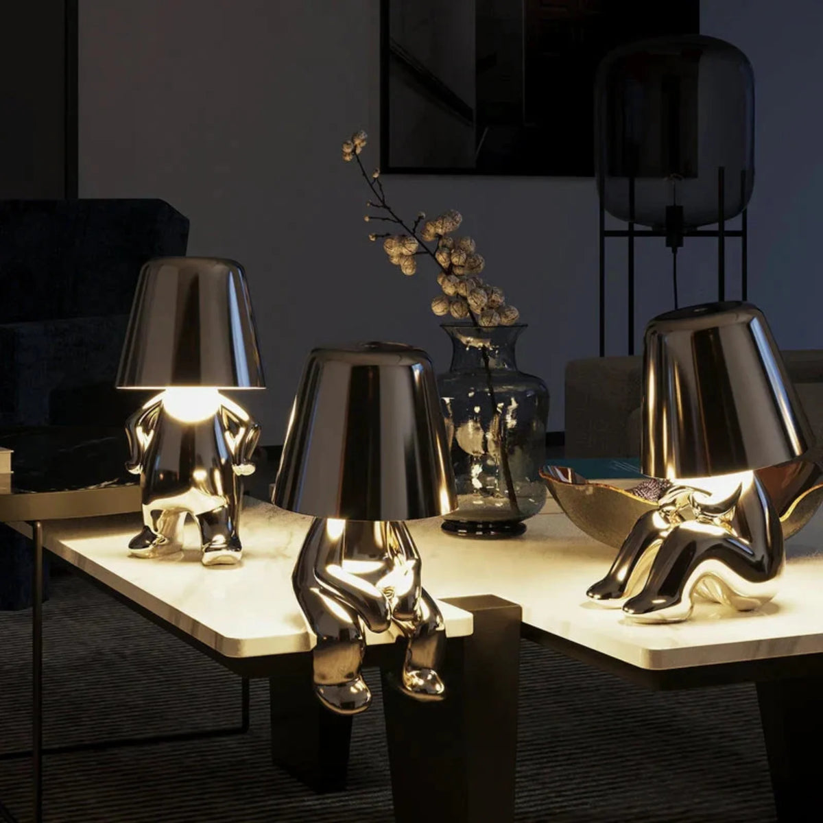 Chic LED Mood Lamp with Adjustable Brightness