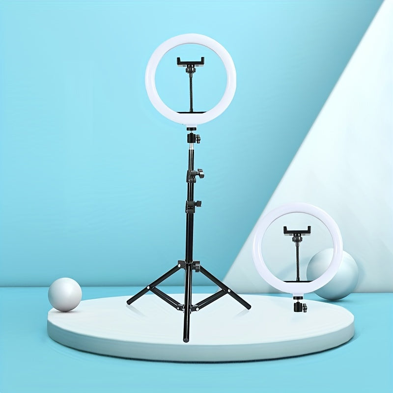 Adjustable Tripod Stand LED Ring Light – Ideal for Photography and Streaming