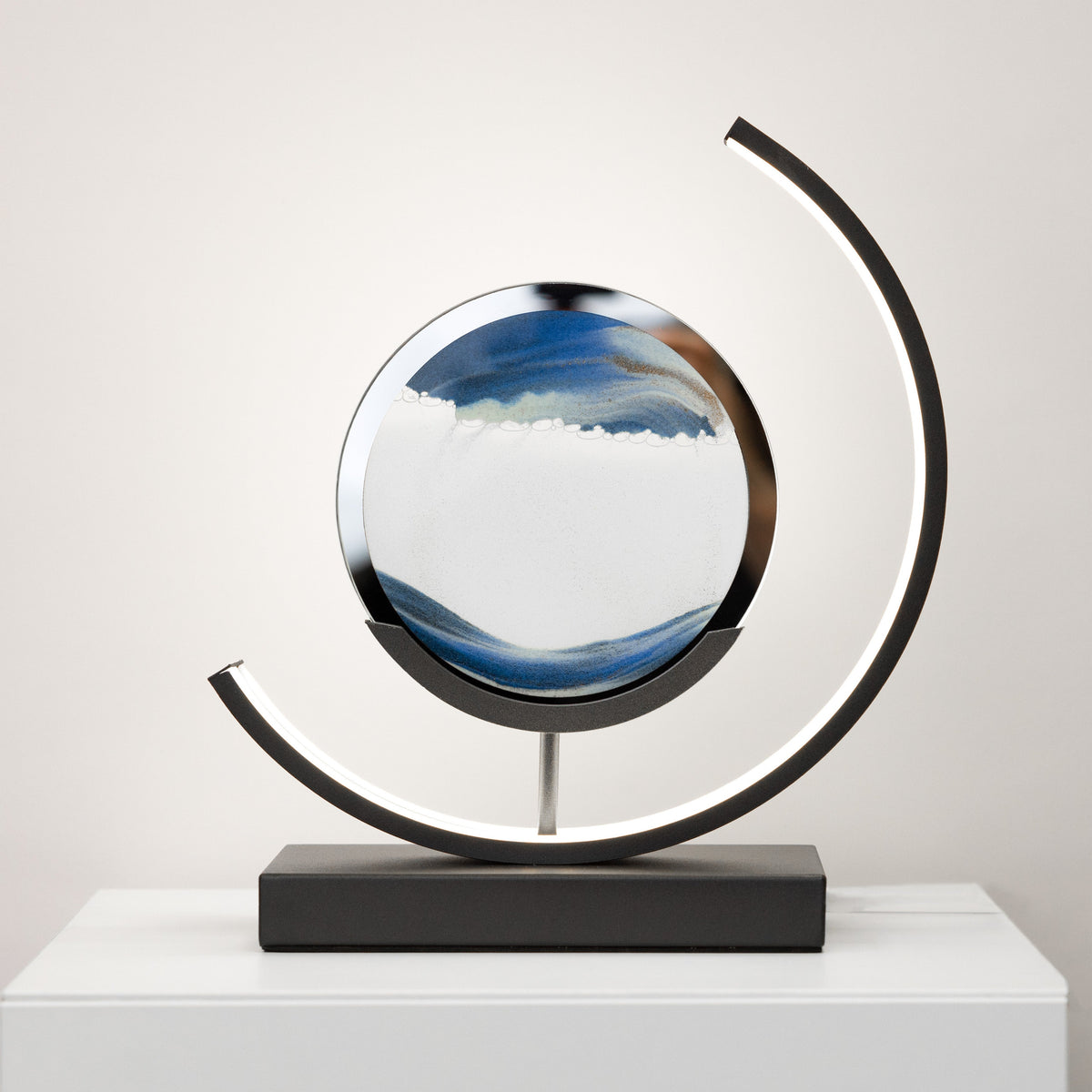 Illuminated Sand Art Table Lamp – Adjustable Brightness & Colors