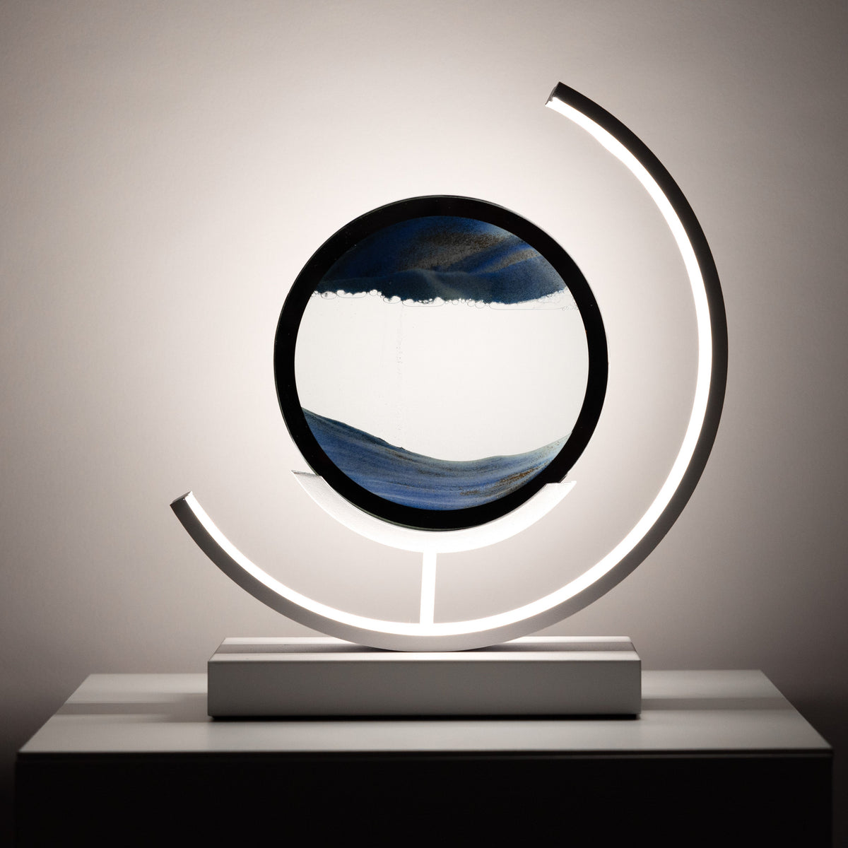 Illuminated Sand Art Table Lamp – Adjustable Brightness & Colors