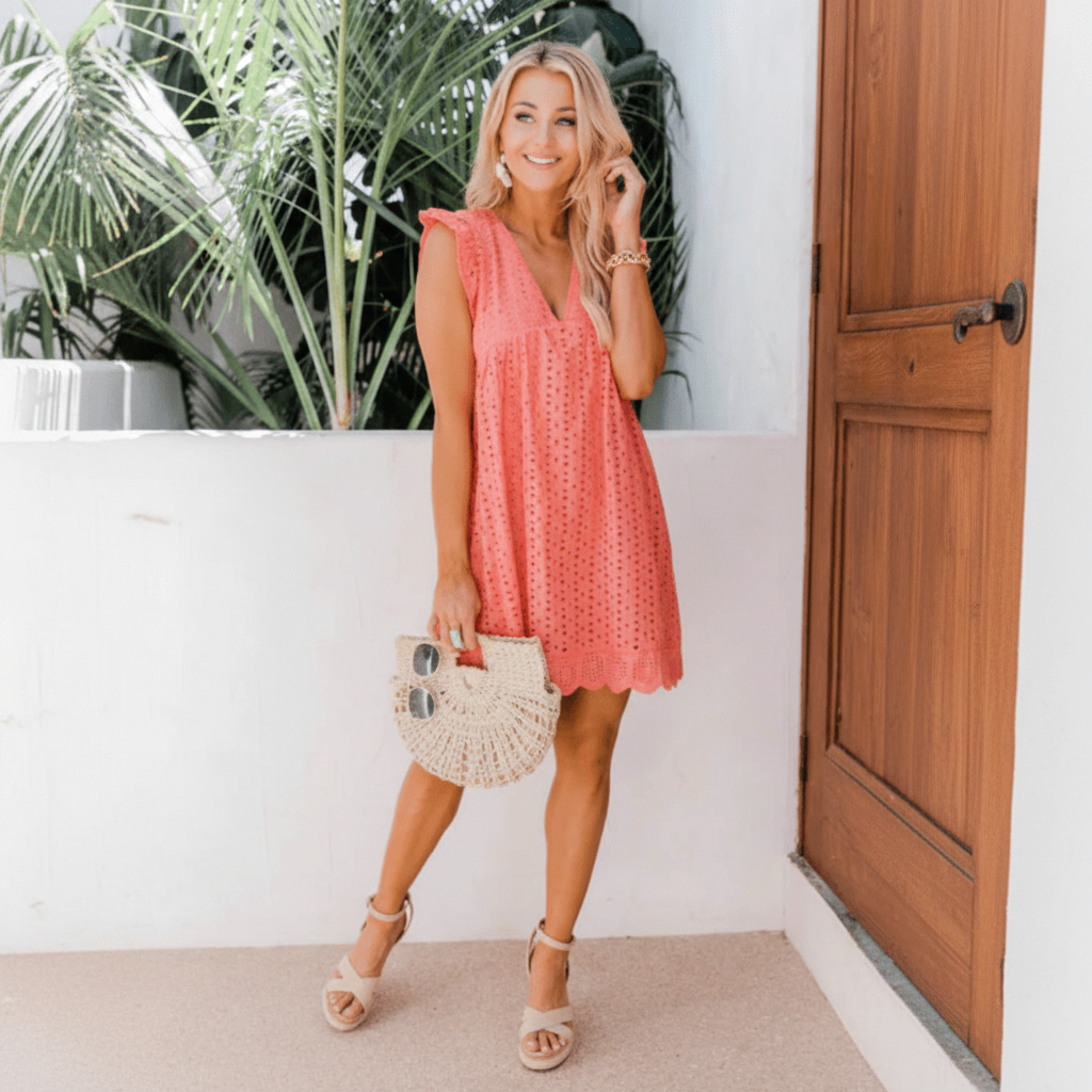 Breezy Bliss 2-in-1 Summer Dress with Functional Pockets