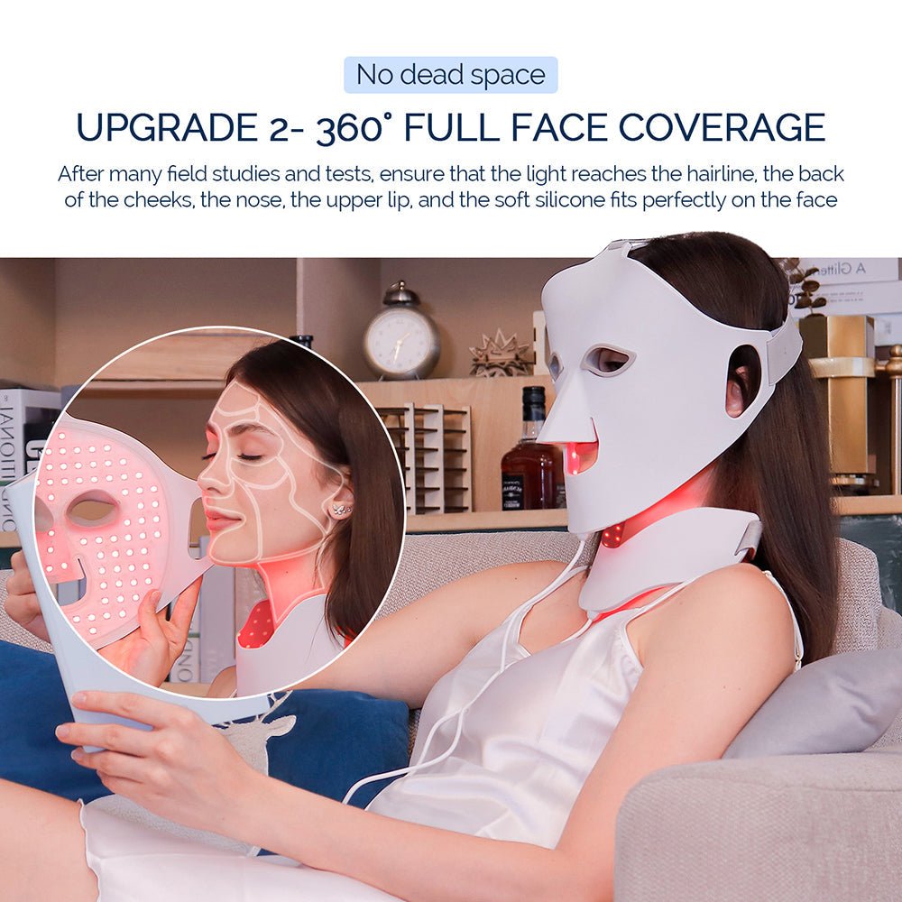 RadiantGlow LED Therapy Mask for Skin Rejuvenation