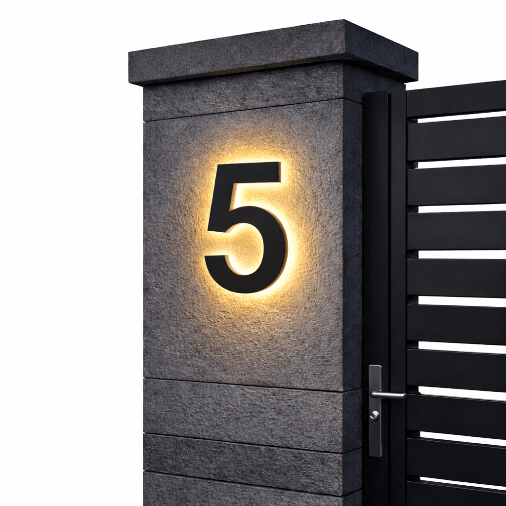 IllumiHome Custom LED Address Sign for Stylish Entrances