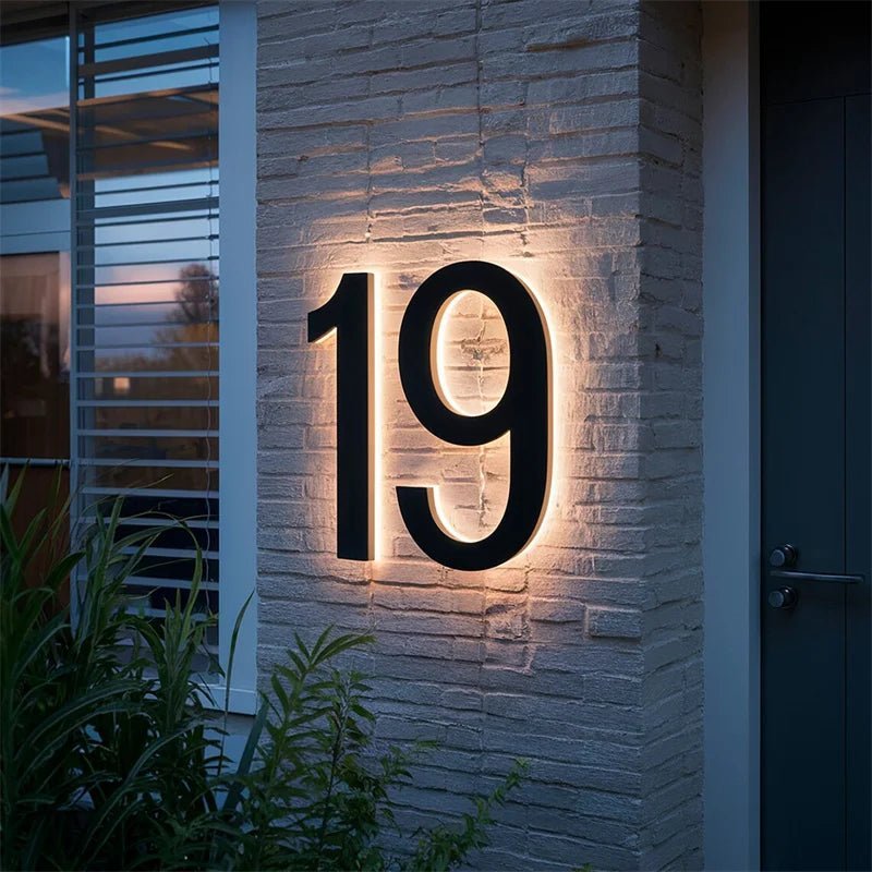 IllumiHome Custom LED Address Sign for Stylish Entrances