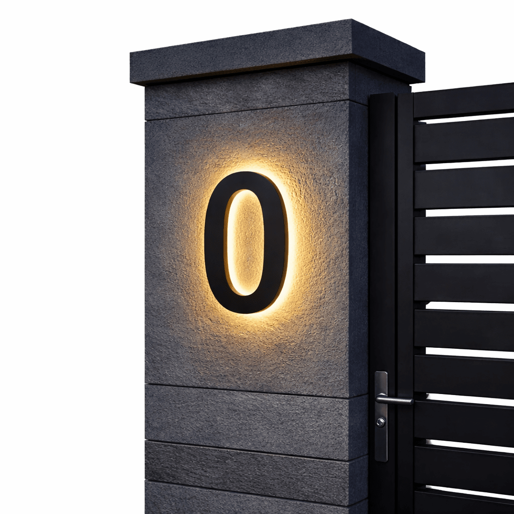 IllumiHome Custom LED Address Sign for Stylish Entrances