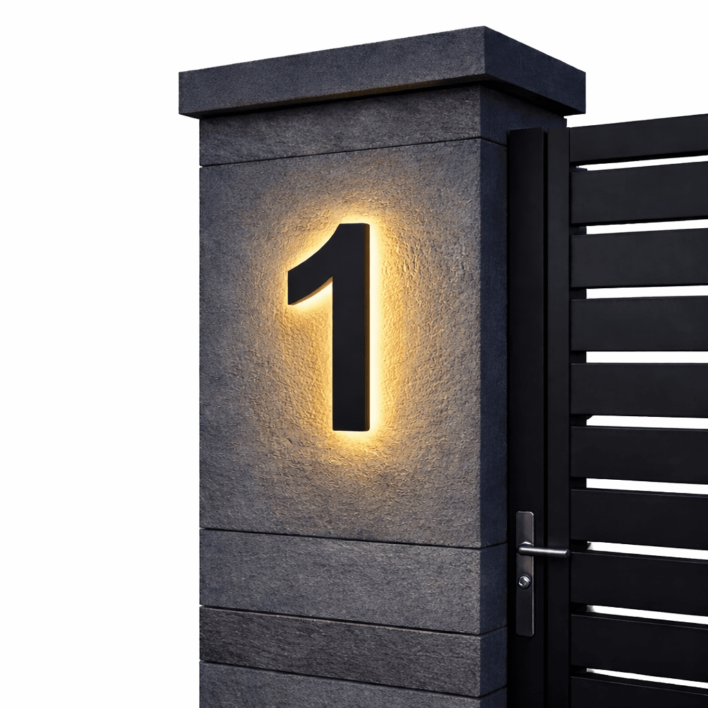 IllumiHome Custom LED Address Sign for Stylish Entrances