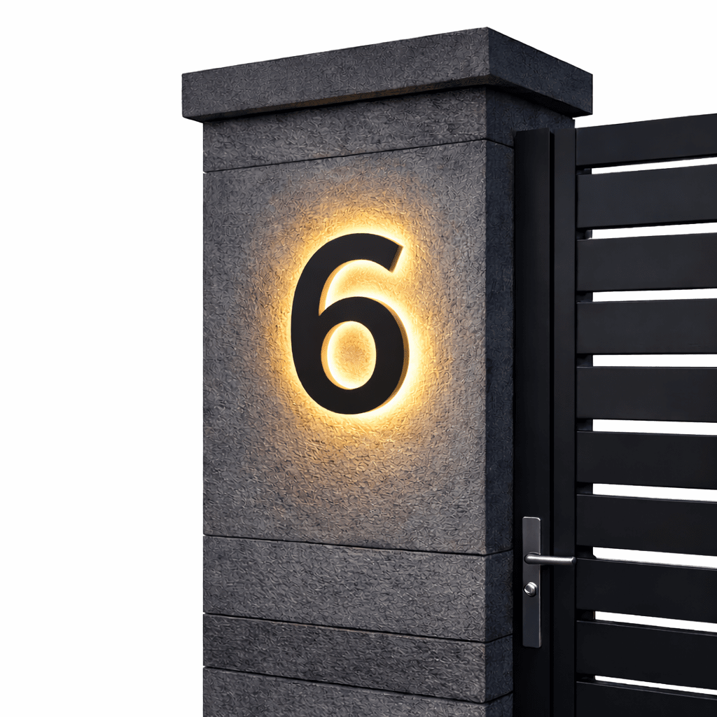 IllumiHome Custom LED Address Sign for Stylish Entrances