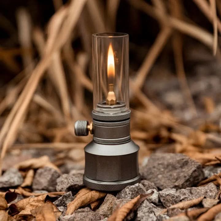 LumeLite Compact Butane Lantern with Adjustable Glow