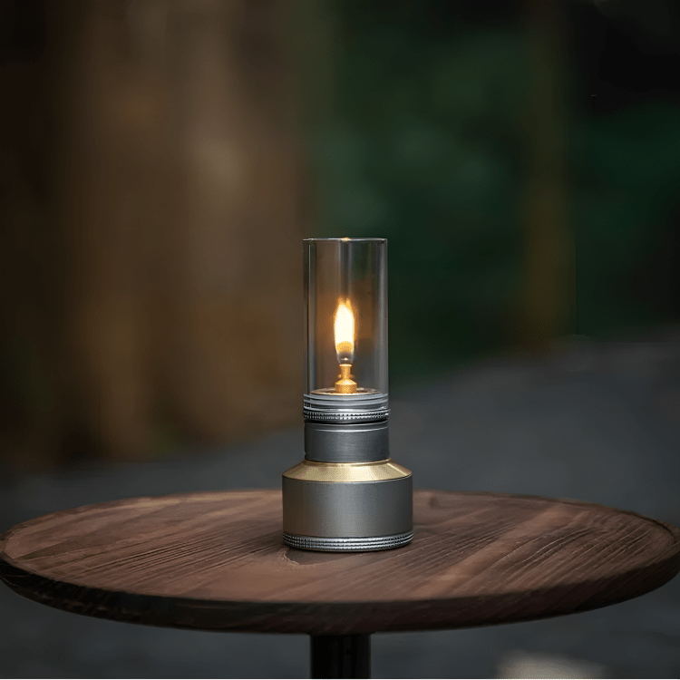 LumeLite Compact Butane Lantern with Adjustable Glow