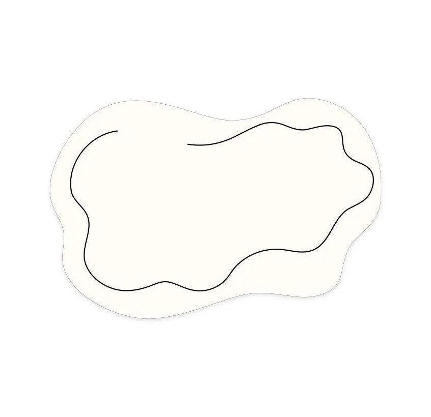 DreamyCloud Plush Area Rug with Soft Cloud Design for Cozy Spaces