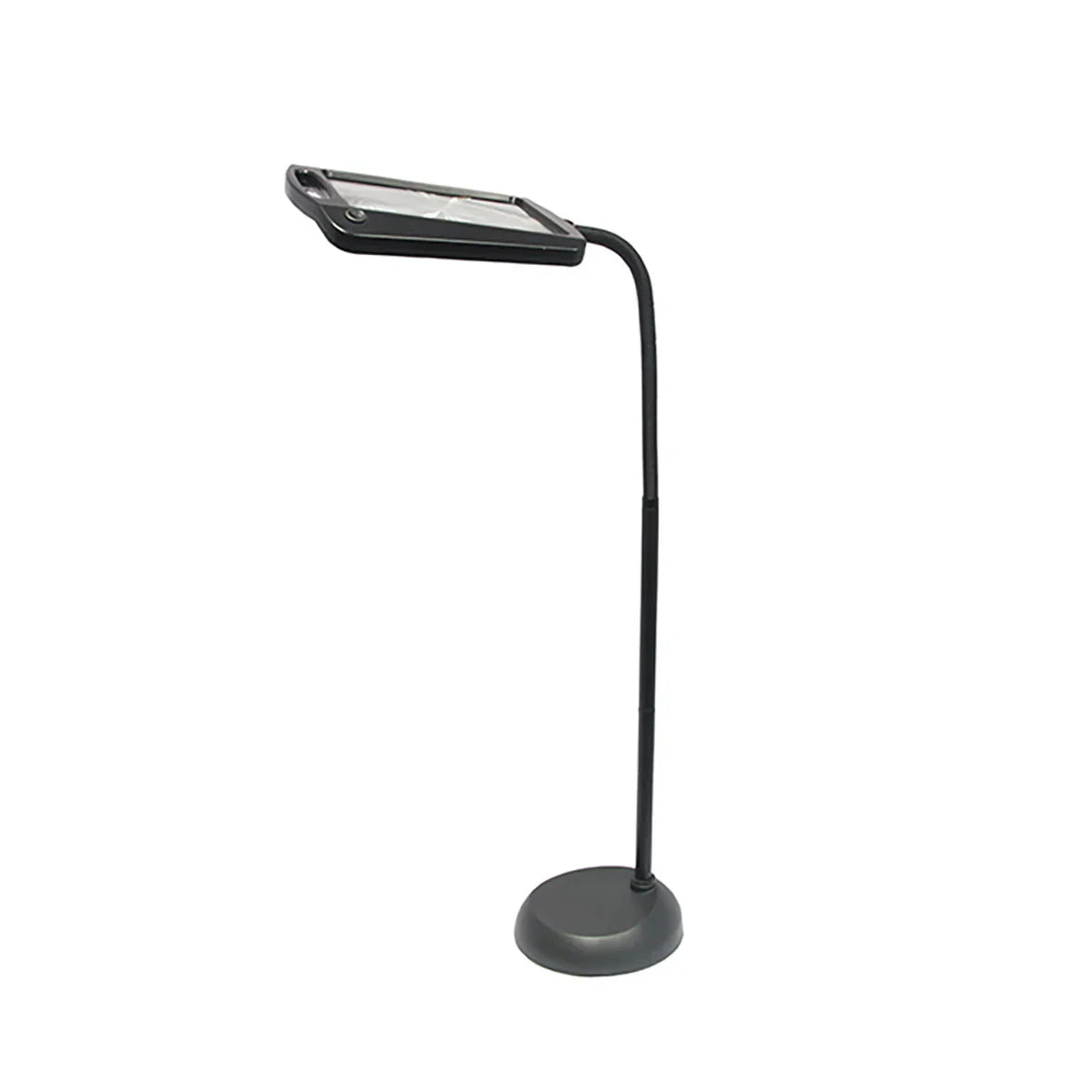 Versatile LED Floor Lamp with Magnifier for Crafts and Reading