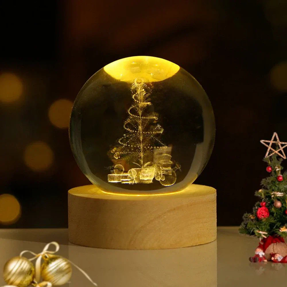 Galactic Night Glow: Enchanting 3D LED Bedside Lamp