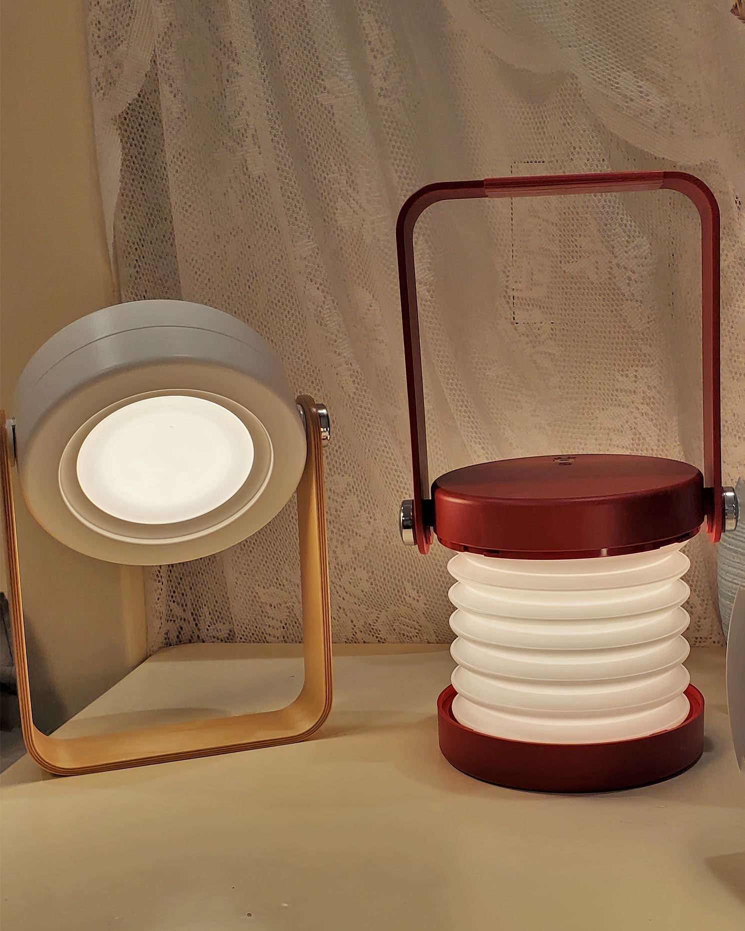 Lumosphere Honeycomb Portable Table Lamp for Warm Atmosphere