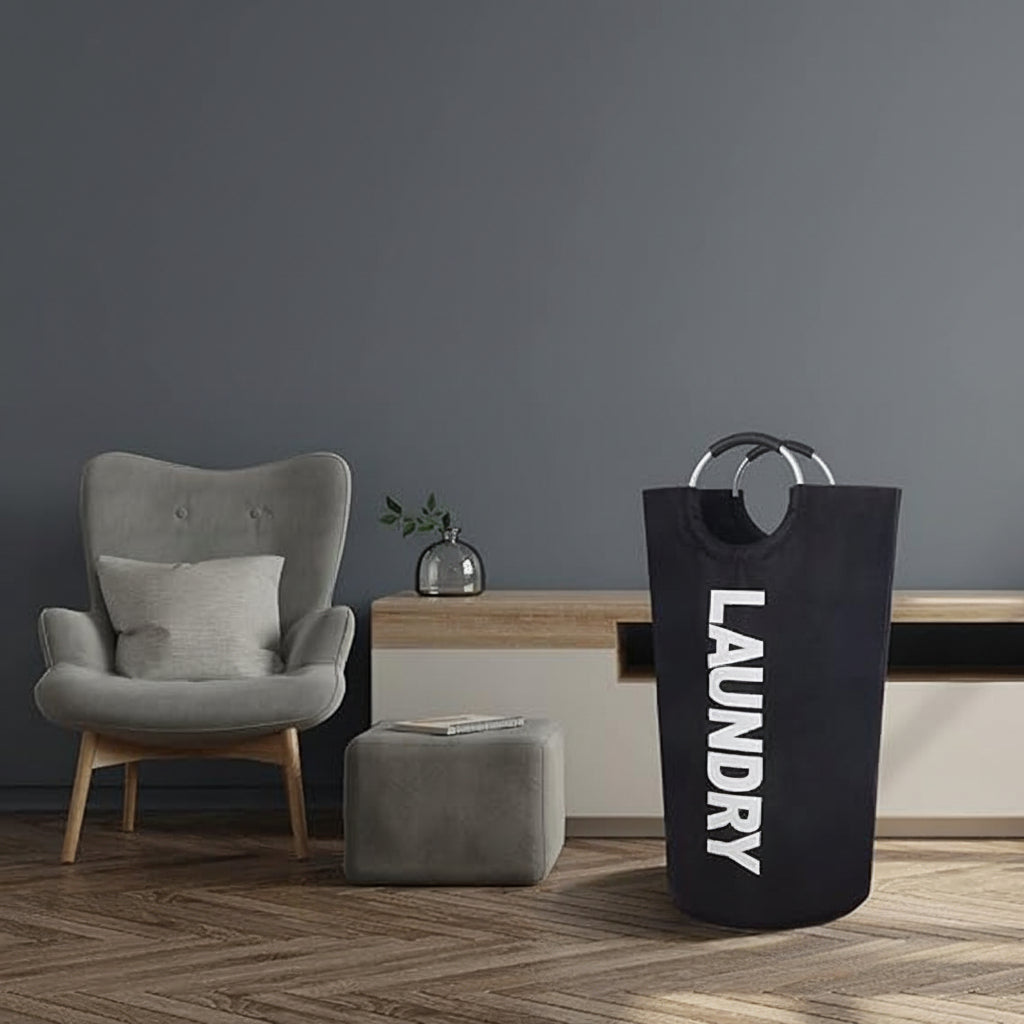 Spacious Waterproof Laundry Basket with Easy Carry Handles