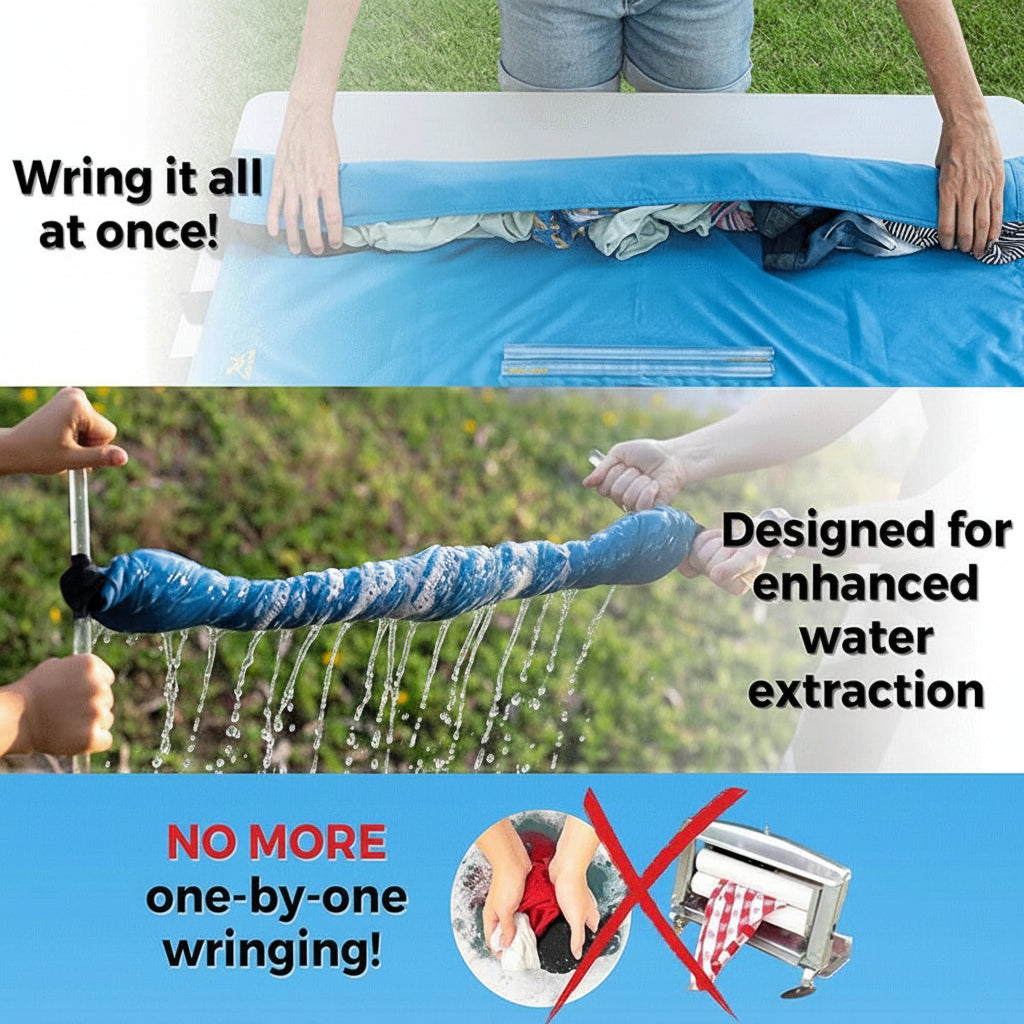 Effortless Portable Laundry Spinner for Quick Drying
