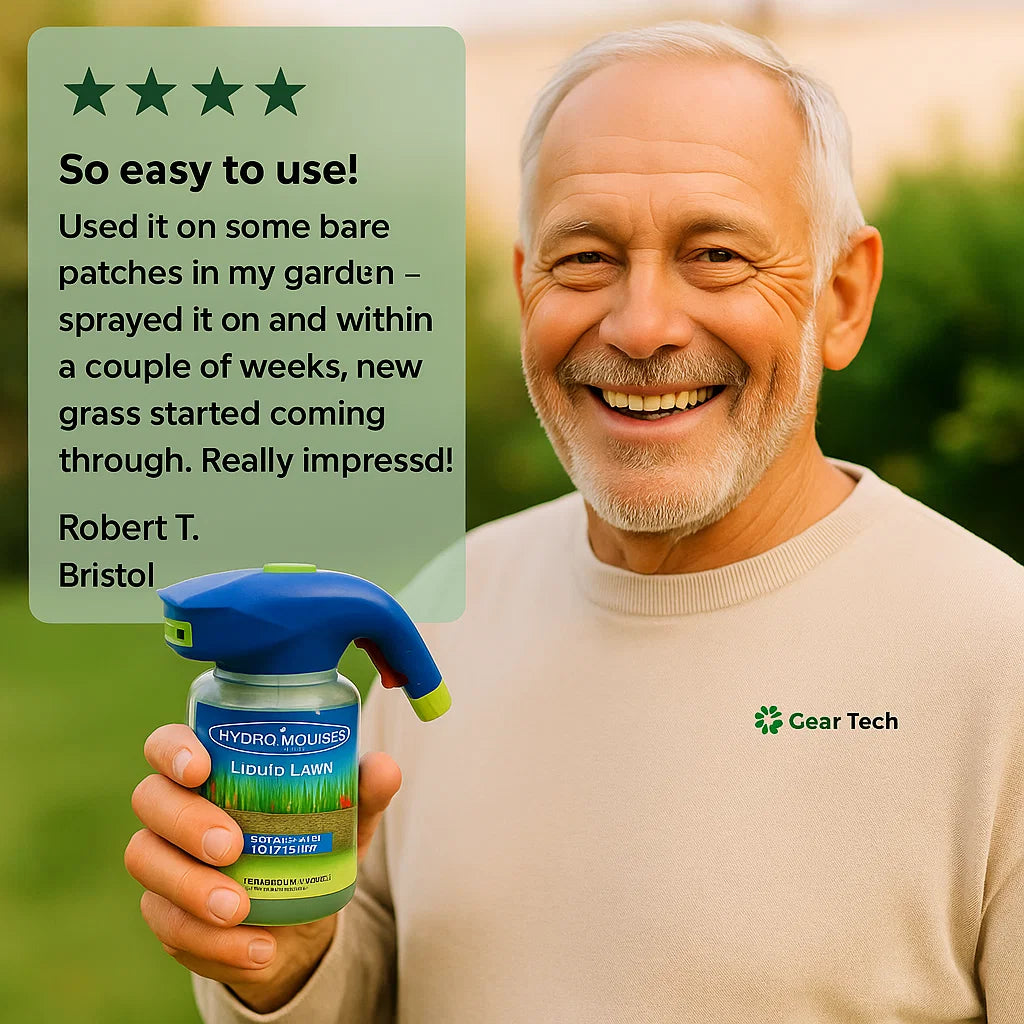 Grass Seed Spray for Simple Lawn Restoration – Quick Hose Connection