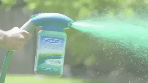 Grass Seed Spray for Simple Lawn Restoration – Quick Hose Connection