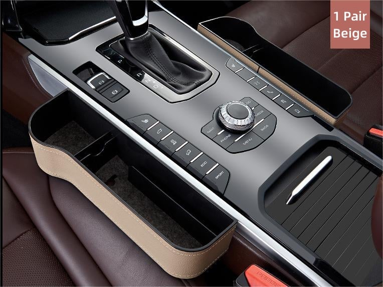 Multifunctional Car Seat Organizer with Cup Holder for Added Storage
