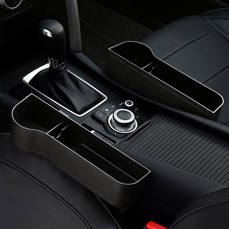 Multifunctional Car Seat Organizer with Cup Holder for Added Storage