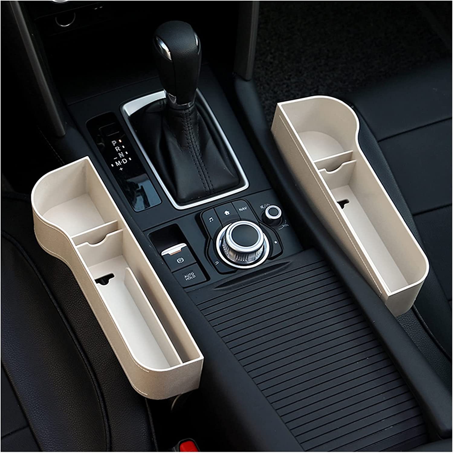 Multifunctional Car Seat Organizer with Cup Holder for Added Storage