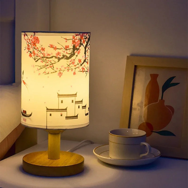 Serene Glow Minimalist Table Lamp with Gentle LED Light