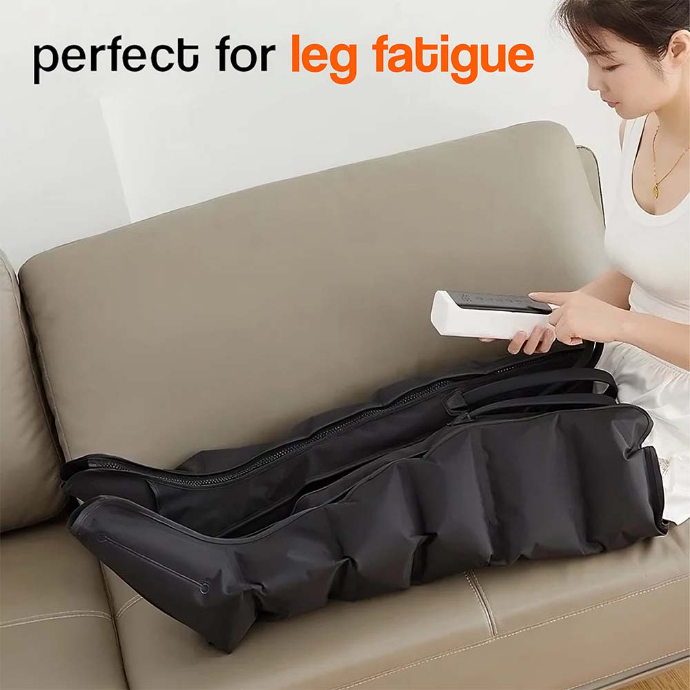 Air Compression Massager for Legs – 360° Therapy, 3 Settings, Timer