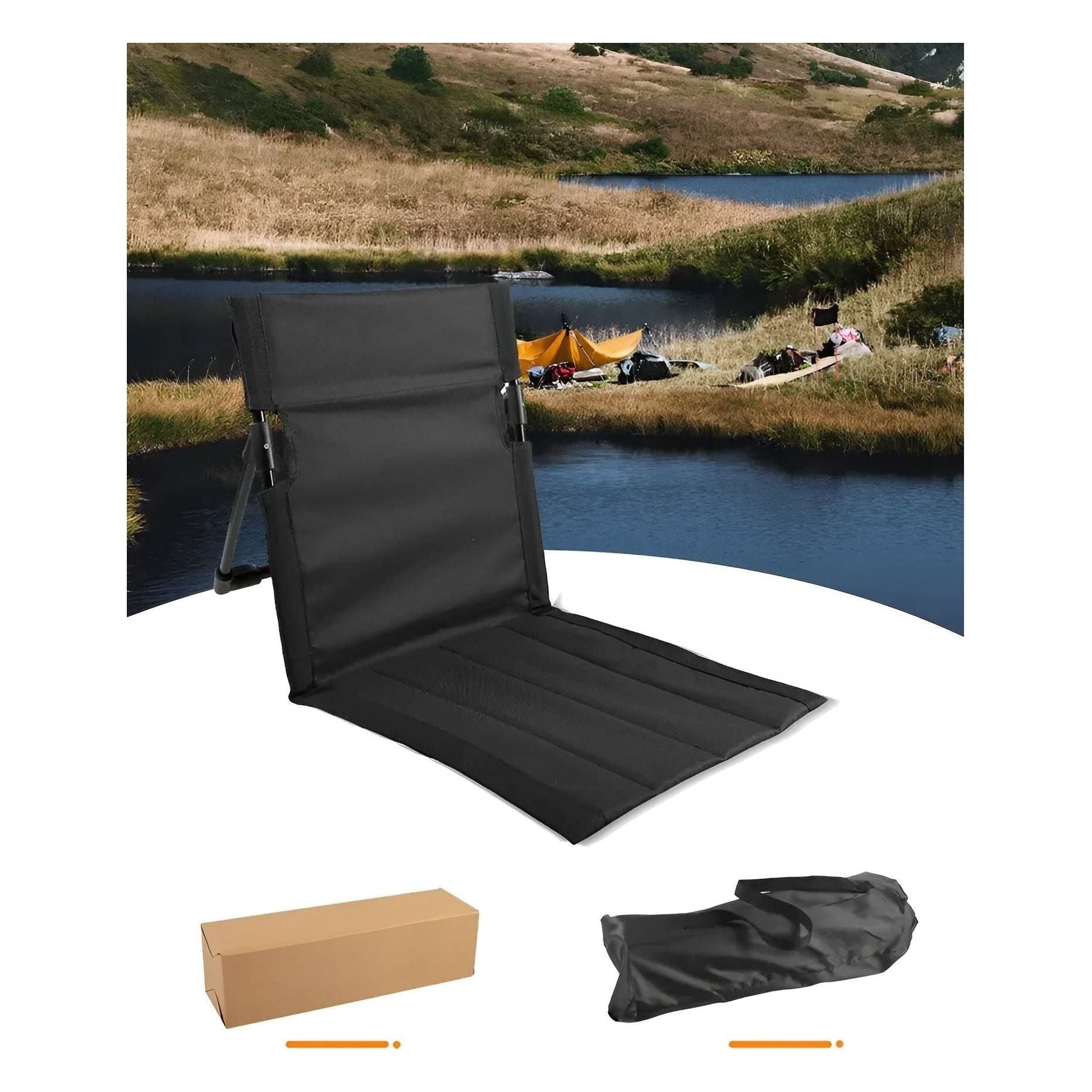 Portable Folding Camping Chair - Lightweight and Ergonomic for Outdoor Use