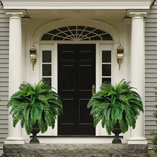 Realistic Artificial Boston Fern | UV Protected Plant for Indoor/Outdoor Use