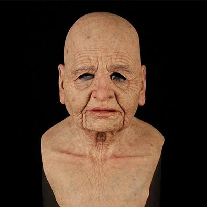 Realistic Old Man Latex Mask for Halloween and Cosplay – Comfortable Fit