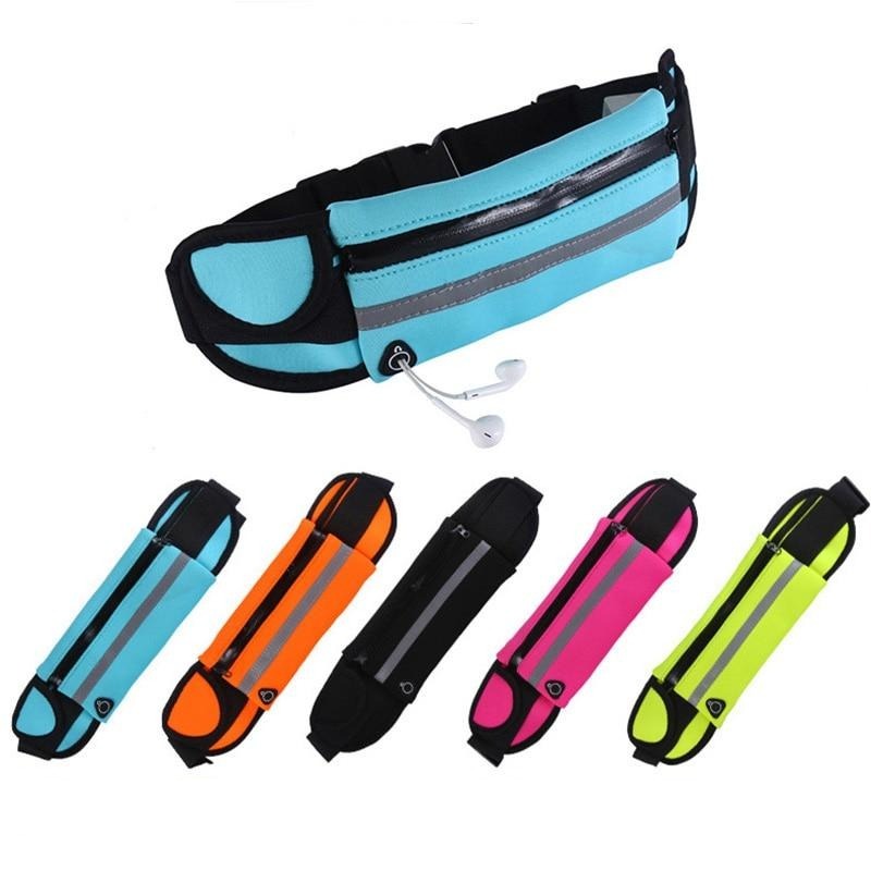 Water-Resistant Waist Bag with Adjustable Belt and Ample Storage for Active Use