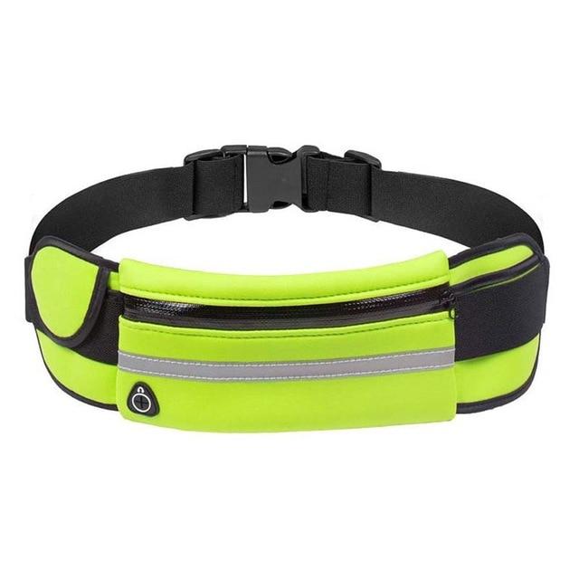 Water-Resistant Waist Bag with Adjustable Belt and Ample Storage for Active Use