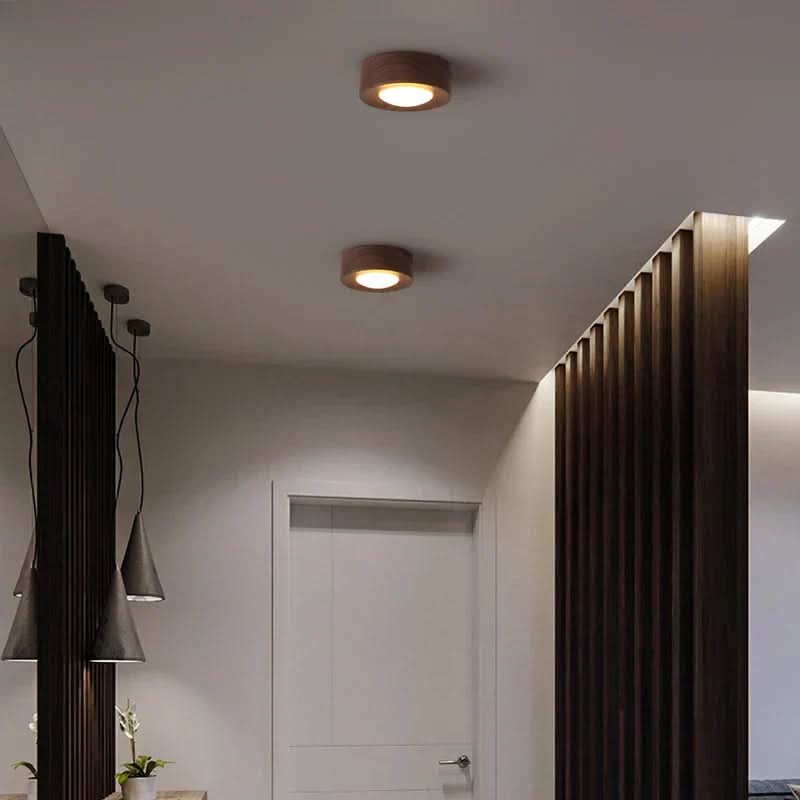 Natural Elegance LED Ceiling Fixture for Energy-Efficient Lighting