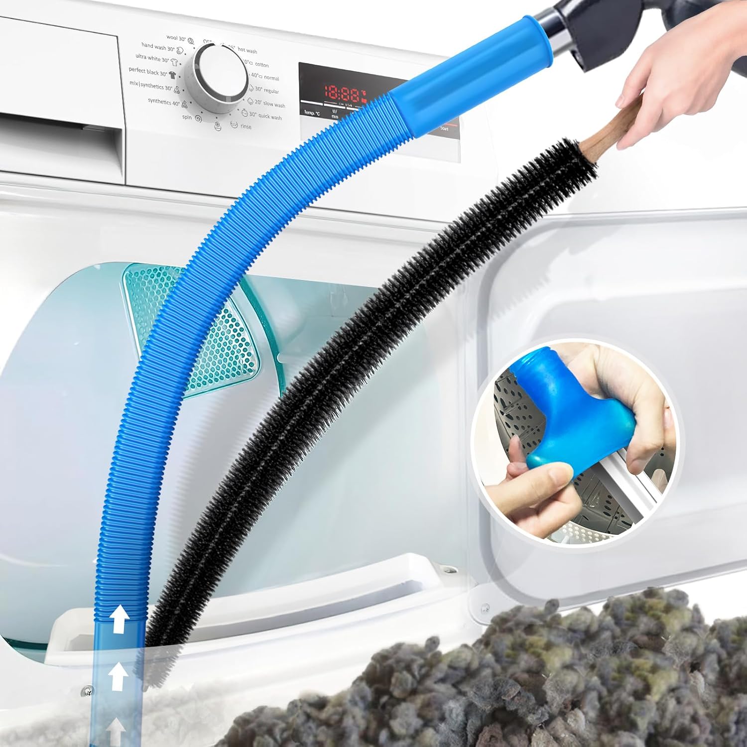 Flexible Dryer Vent Cleaning Tool for Efficient Lint Removal and Performance