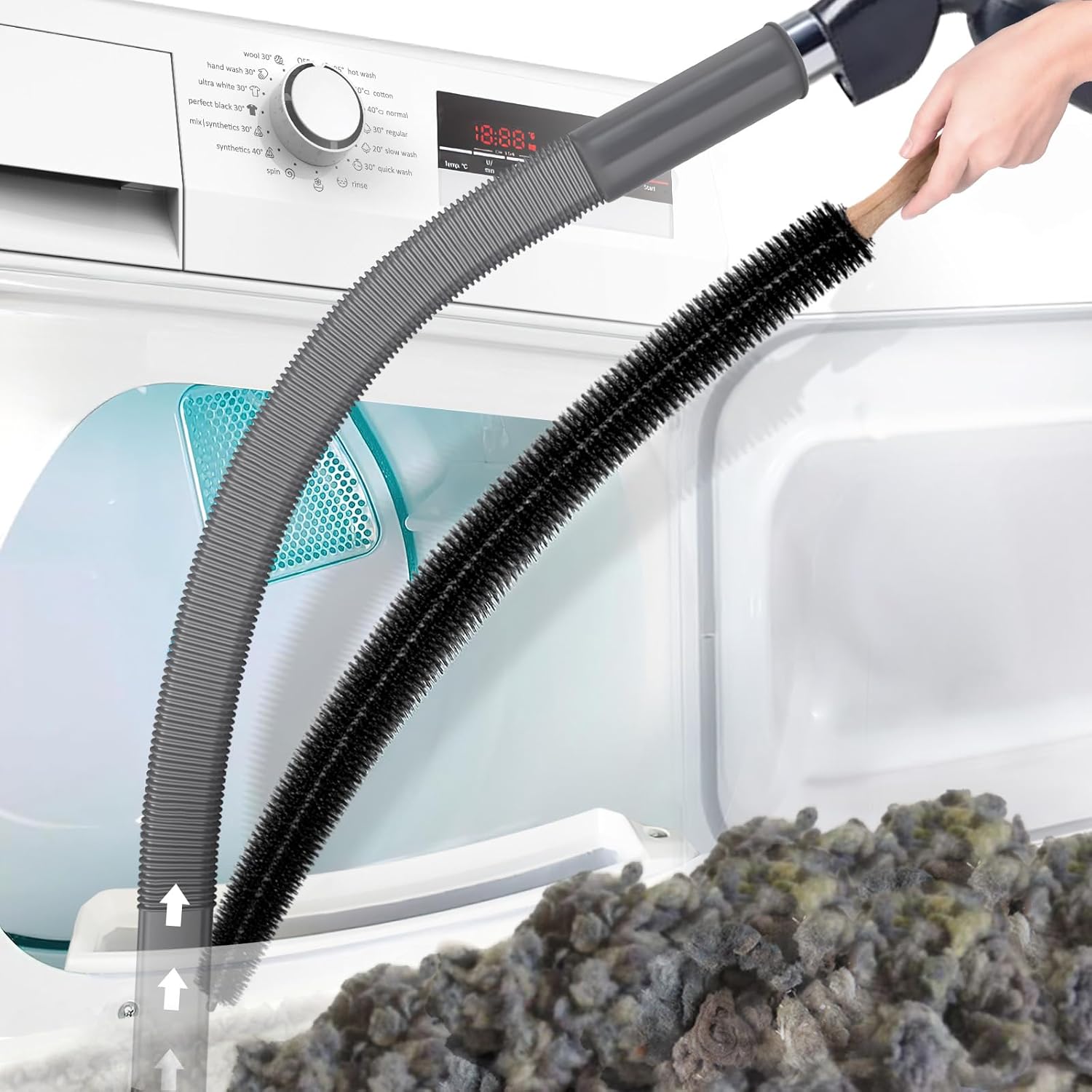 Flexible Dryer Vent Cleaning Tool for Efficient Lint Removal and Performance