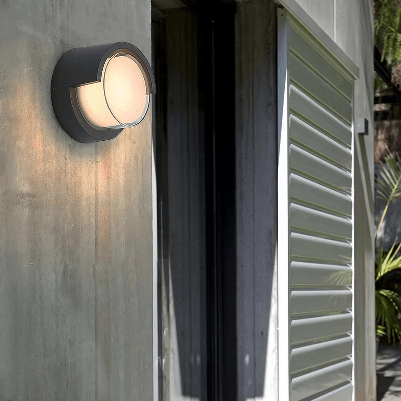 Sleek Outdoor LED Wall Light for Enhanced Safety and Style