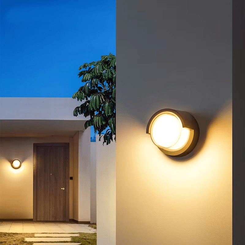Sleek Outdoor LED Wall Light for Enhanced Safety and Style