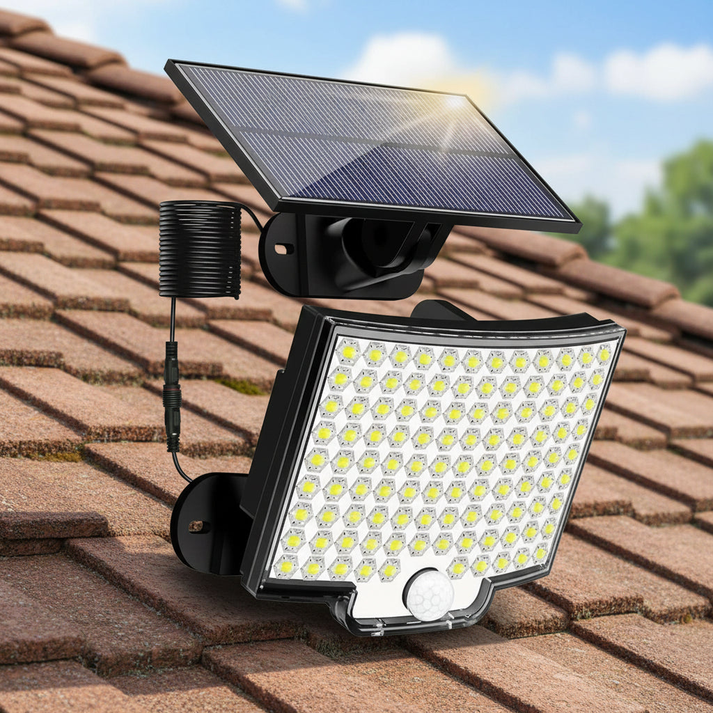 EcoBright Solar Motion Sensor Light for Outdoor Security