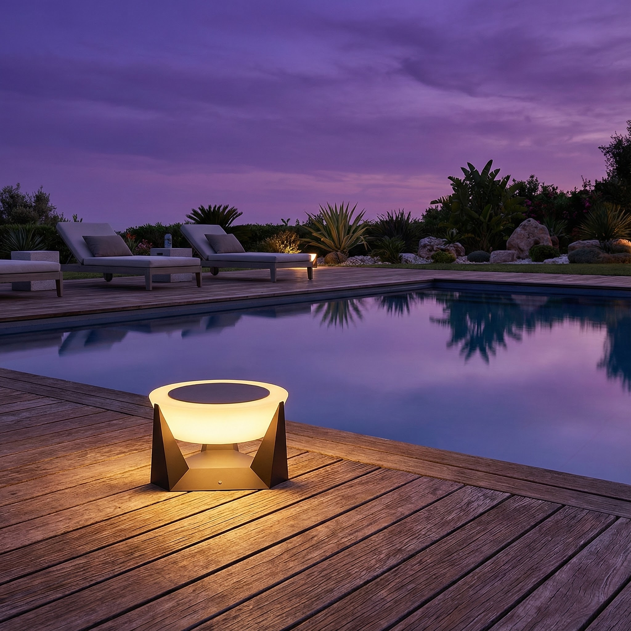 RadiantGlow Sleek Solar Outdoor Accent Light