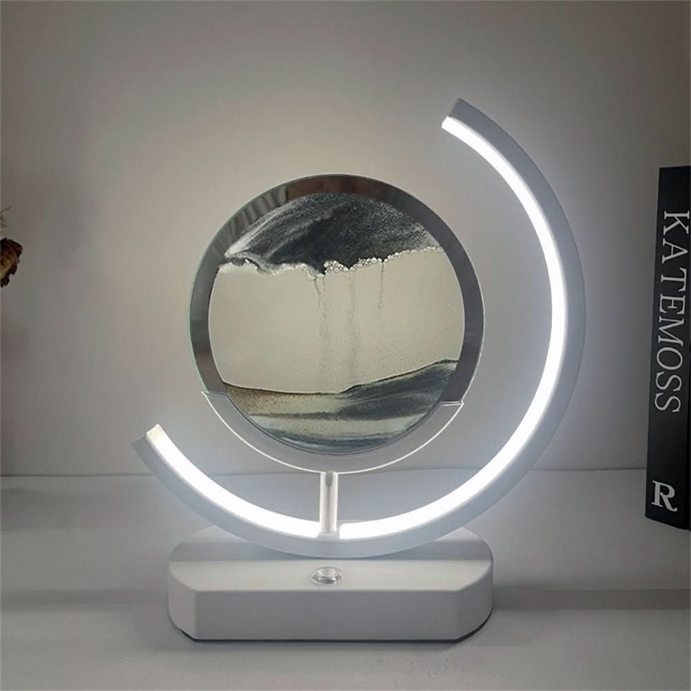 Serenity Sands 3D LED Table Lamp with USB Charging for Tranquil Vibes