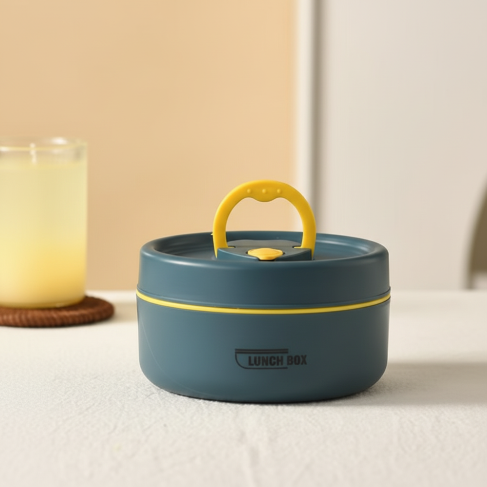 Eco-Friendly Insulated Food Carrier for Hot Meals On-the-Go
