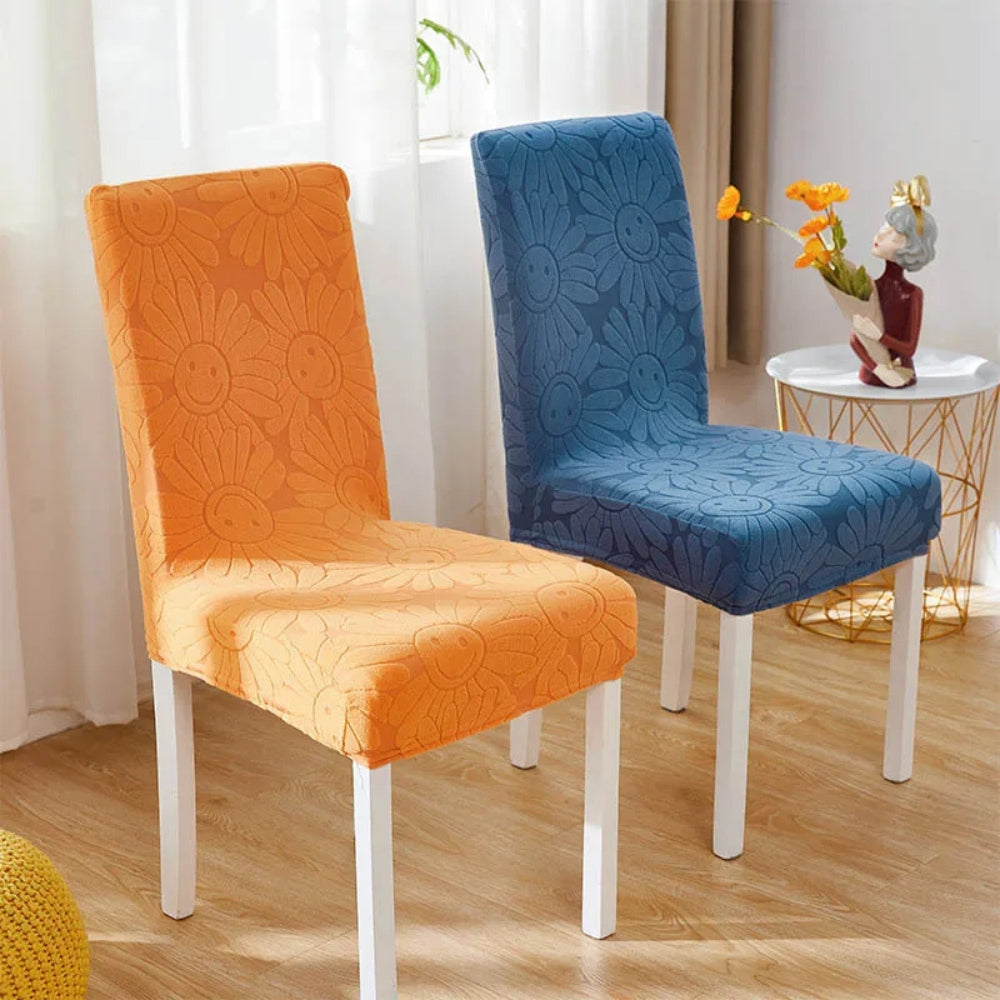 Cheerful Blossom Stretch Chair Protector